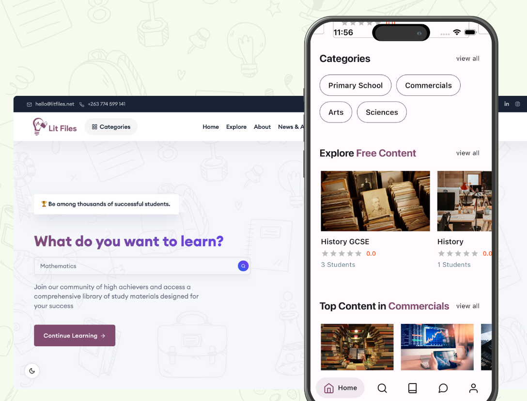 Lit Files - AI-Powered Educational Platform